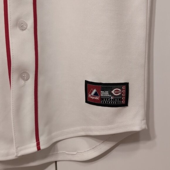 Cincinnati Reds Chapman Jersey White Youth L - Picture 5 of 9